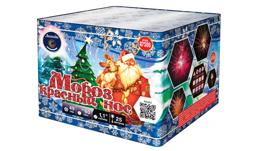  Батарея салютов Мороз Красный Нос  в Новороссийске